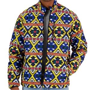 Vibrant diamond quilted fall/winter warmth